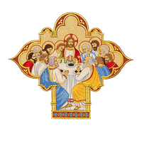 Embroidered Applique "Last Supper"