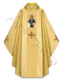 Casulla gótica "Santa Martin de Porres" 431-G63g