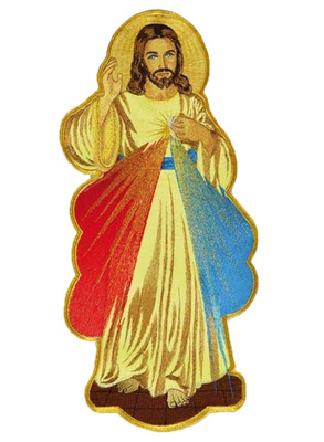 Aplikacja haftowana "Jezus Miłosierny"