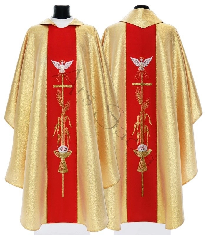 Casula Gotica Spirito Santo 007 GC63 Oro rosso Sfoderato TUTTI I 