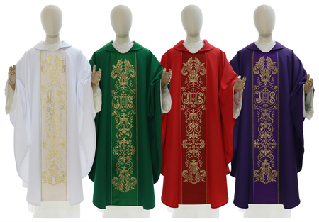 Set of 4 chasubles SET-044