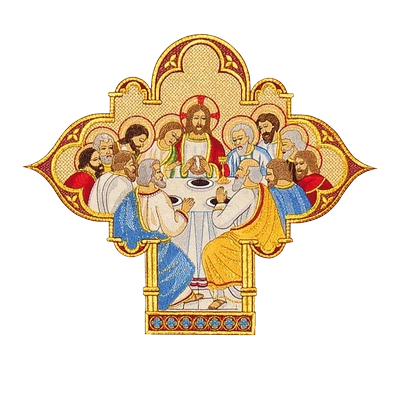 Embroidered Applique "Last Supper"