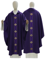 Chasuble gothique '"Croix de Malte" 104-F