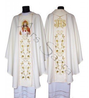 Casula gotica "Gesù Cristo Re" 543-K