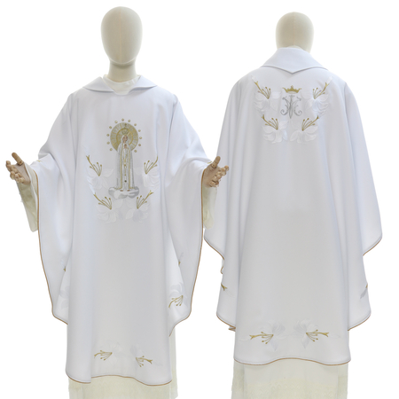 Chasuble gothique "Notre-Dame de Fatima" 727-B