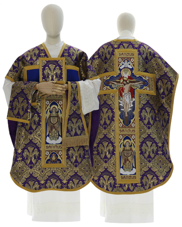 Ornat jedwabny "Święta Trójca" F778-60