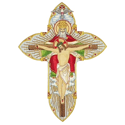 Embroidered Applique "Holy Trinity"