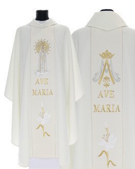 Gotische Kasel "Minko Unserer Lieben Frau von Fatima" 728-Kg