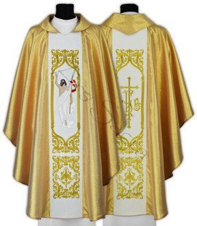 Ornat gotycki "Jezus Zmartwychwstały" 517-G