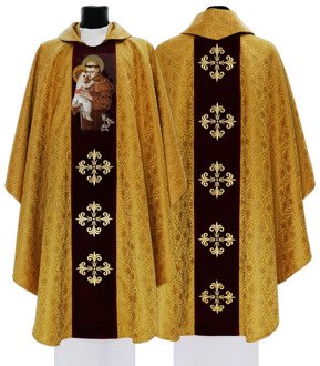 Ornat gotycki "Święty Antoni z Padwy" 417-AGC16