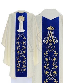 Gotische Kasel "Minko Unserer Lieben Frau von Fatima" 412-AKN25