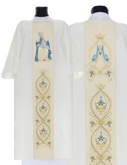 Marianische gotische Dalmatik "Mutter der göttlichen Vorsehung" D428-K