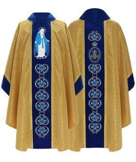 Gothic Chasuble "Our Lady of Grace" 448-AGN61g