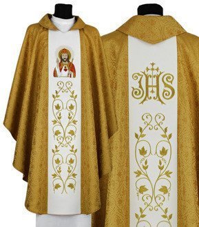 Casulla gótica "Cristo Rey" 543-G16