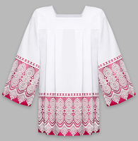 Surplis avec doublure pourpre K21-F