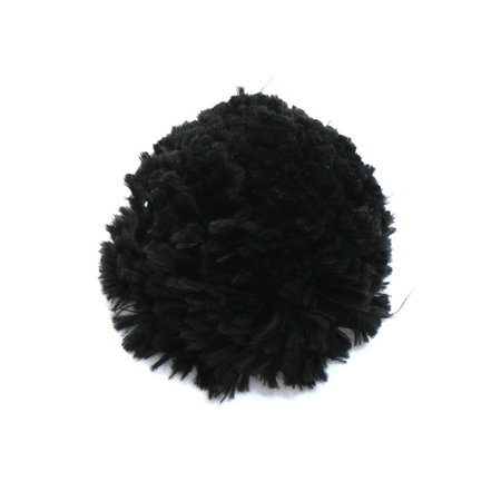 Czarny pompon POM-CZ