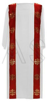 Dalmática gótica "Cruces de Jerusalén" - en stock, envío en 24h