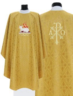 Chasuble gothique "Agneau" G705-G16