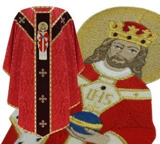 Ornat semi gotycki "Chrystus Król" GY805-AC26