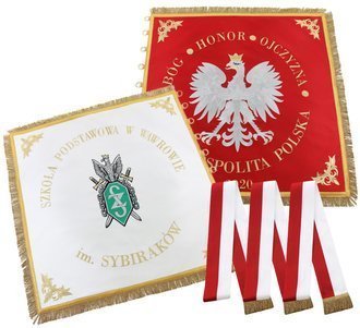 Szkolny sztandar haftowany STD-09