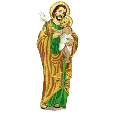 Bestickte Applikation "Sankt Joseph"