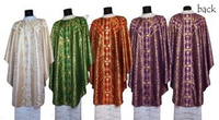 Set of 4 semi gothic chasubles SET-GY102-14