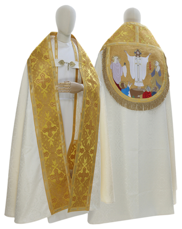 Capa pluvial romana "Transfiguración de Jesús" KT064-KG25h4