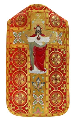 Roman chasuble "The Sacred Heart of Jesus" R479-C8