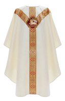 Halbgotische Kasel "Lamm" GY114-12