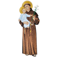 Aplique bordado "Santo Antoni"