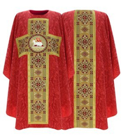 Chasuble gothique "Agneau" G794-C26