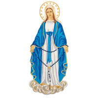 Bestickte Applikation "Unserer Lieben Frau des Rosenkranzes"