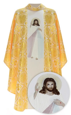 Chasuble gothique "Jésus Miséricordieux" 478-K8g