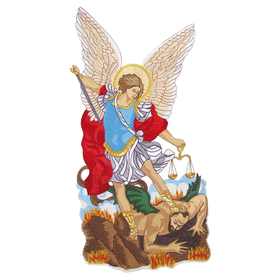 Aplikacja haftowana "Św. Michał Archanioł"