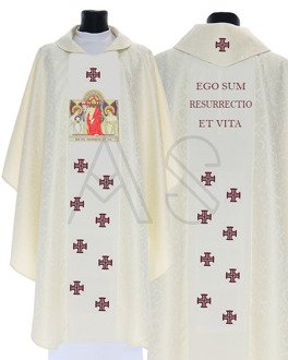 Ornat gotycki "Jezus Zmartwychwstały" 425-K25