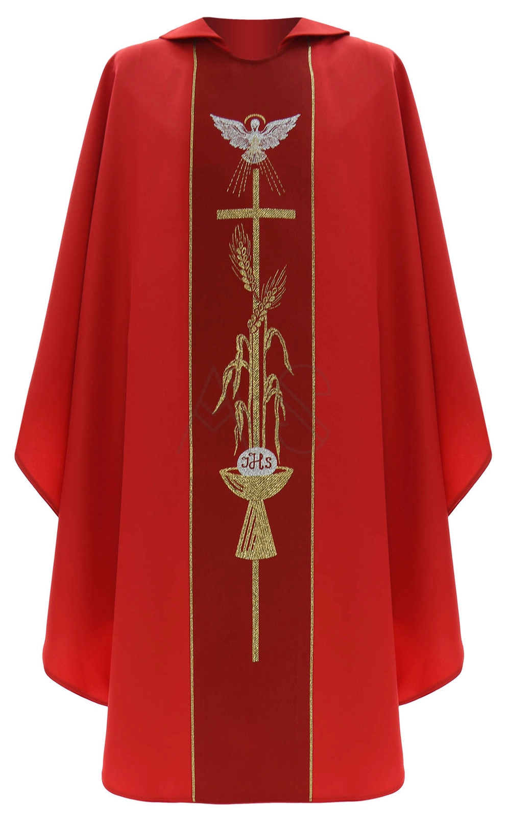 Casula Gotica Spirito Santo 007 C Rosso Sfoderato TUTTI I 