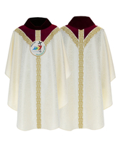 Chasuble semi-gothique "Pilgrims of Hope" Y897