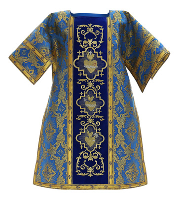 Roman Dalmatic "Heart of Jesus, Mary, Joseph" DR822-AN9