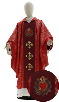 Ornat gotycki "Serce Jezusa" 865-C14