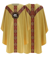 Chasuble semi-gothique "Agneau" GY215-GC25