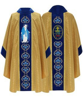 Chasuble gothique "Notre-Dame des Grâces" 449-AGN61g