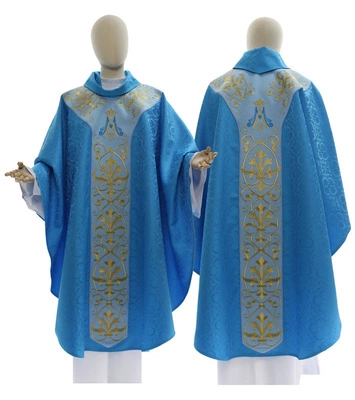 Chasuble gothique mariale