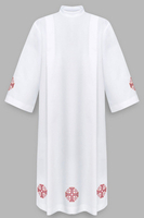 Aube avec croix de Jérusalem rouges A4-C