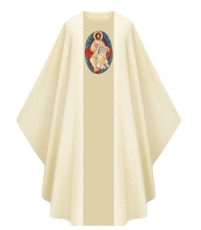 Gothic Chasuble "Jesus is Risen" G446-AK