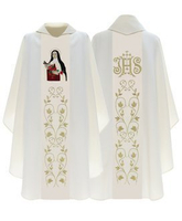 Chasuble mariale "Sainte Thérèse" 463-K