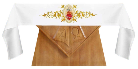 Obrus ołtarzowy "Serce Maryi"