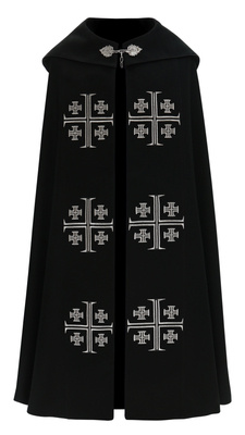 Gotische Pluviale "Jerusalemkreuze" K723-CZS