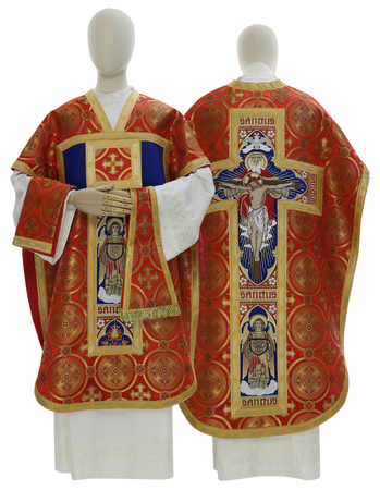 Ornat jedwabny "Święta Trójca" F778-8