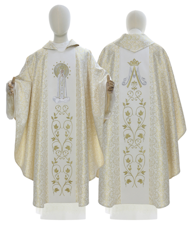 Gotische Kasel "Minko Unserer Lieben Frau von Fatima" 412-K41