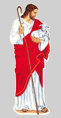 Bestickte Applikation "Sankt Peter"